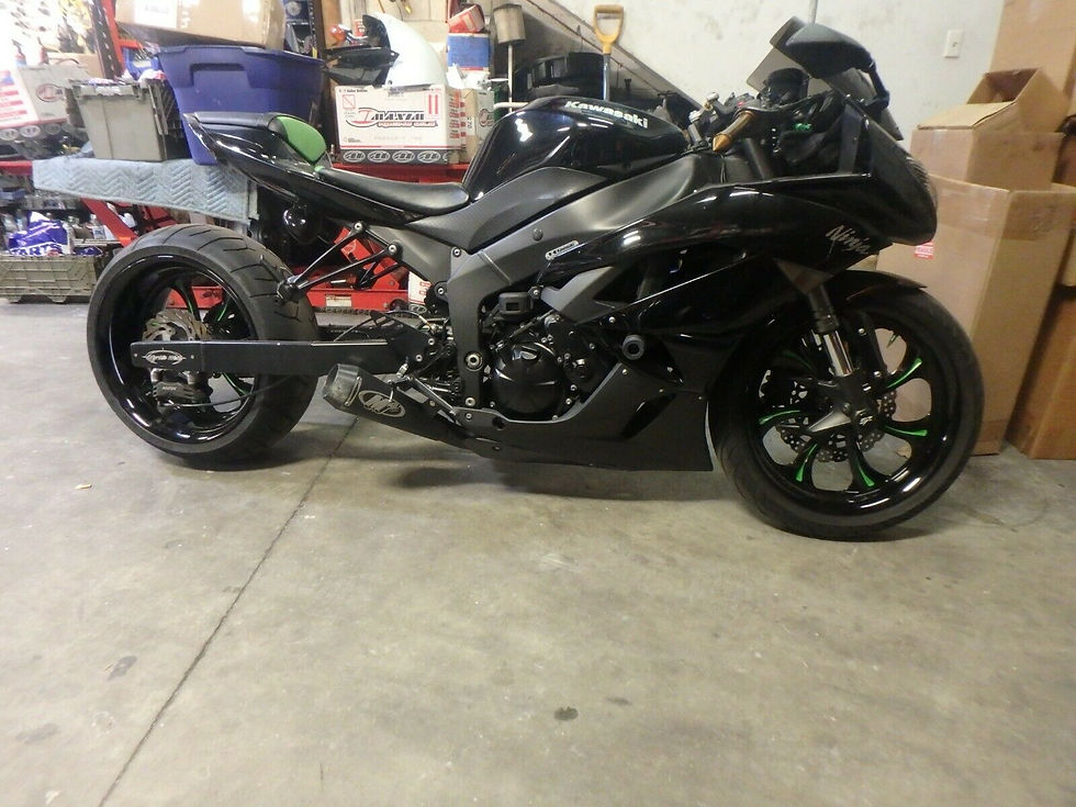 Thumbnail: KAWASAKI ZX6R / ZX10R / ZX14 240 TIRE KIT - MYRTLE WEST