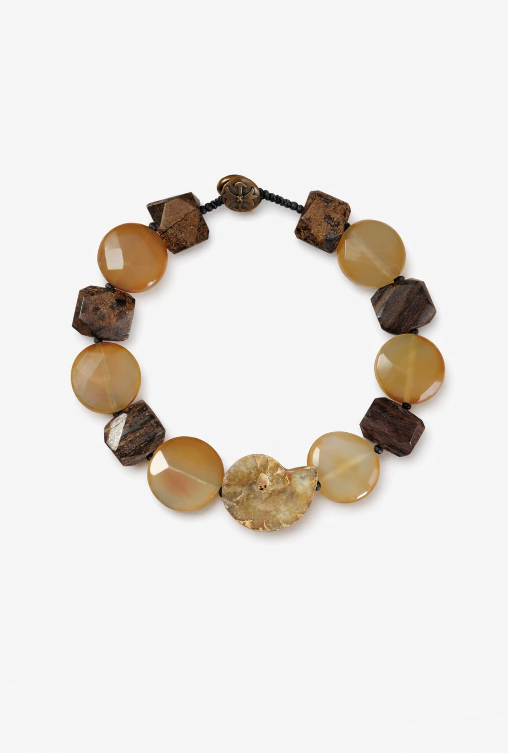 Necklace With Seashell Fossil | Ammonite