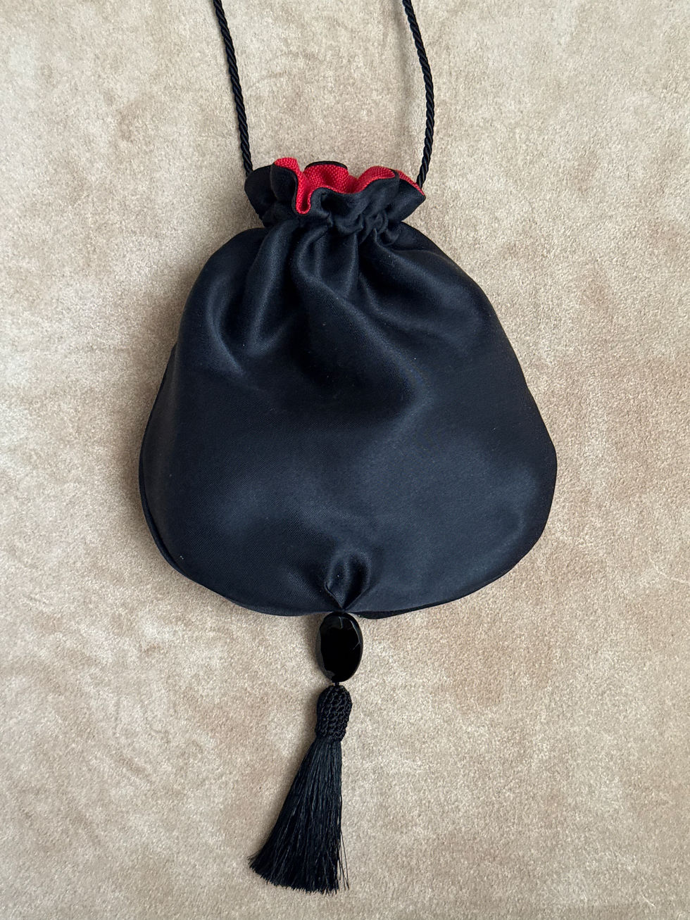 Thumbnail: Silk Pouch Bag Tassel