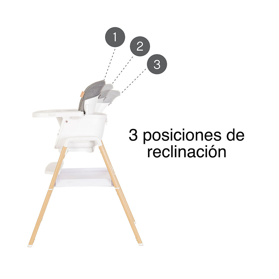 Miniatura: Silla evolutiva NOVA - blanca