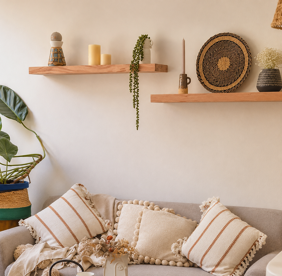 Miniatura: Repisas flotantes - Madera lenga