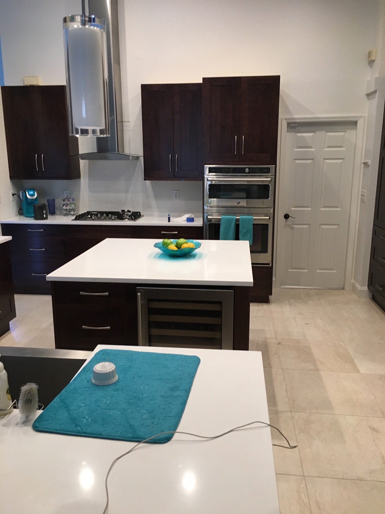 kitchen island after