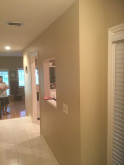 Hallway before