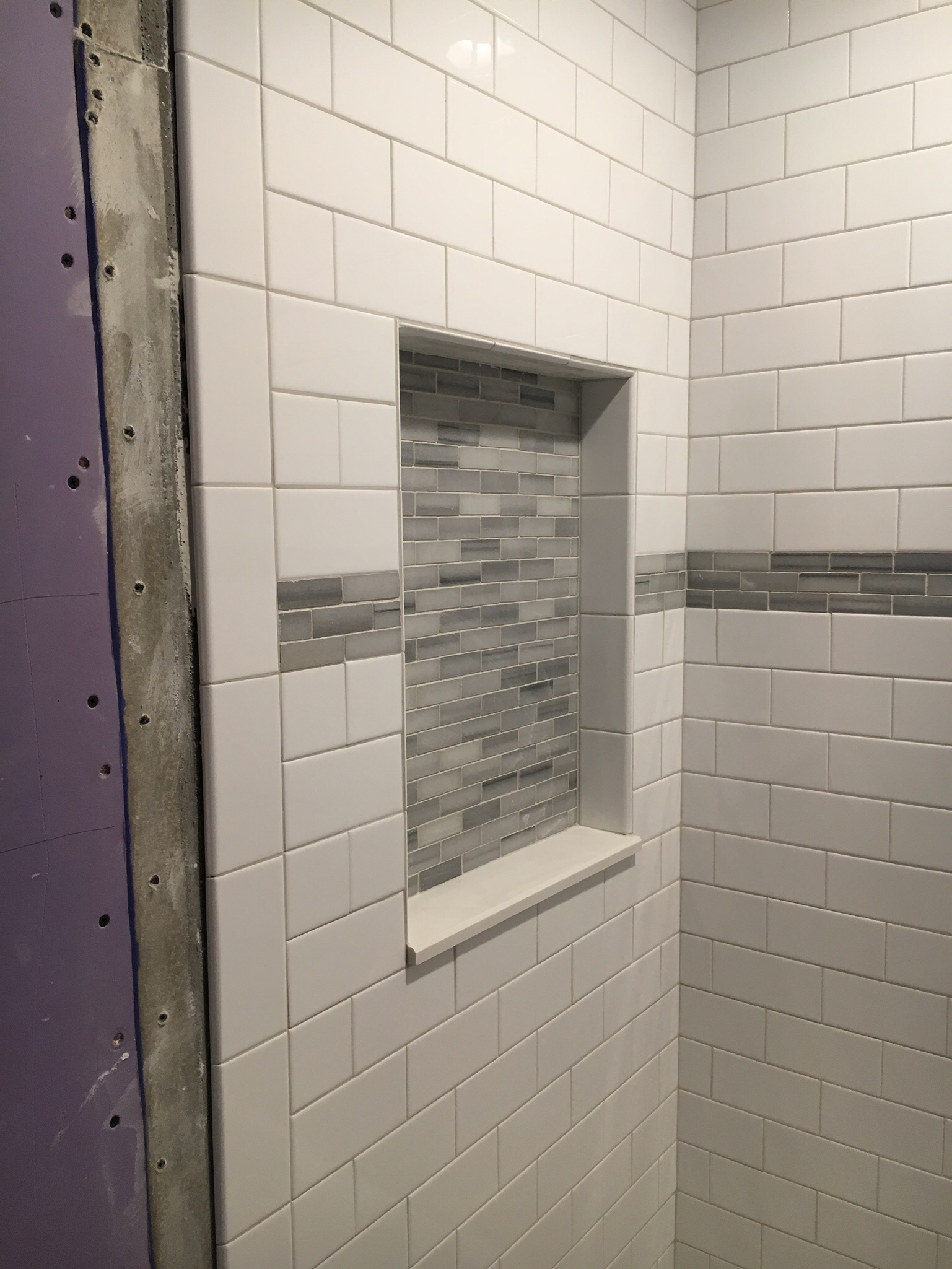 New tile installed