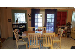 dining area before