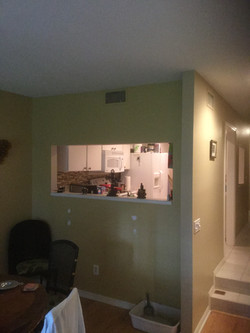 bar area before