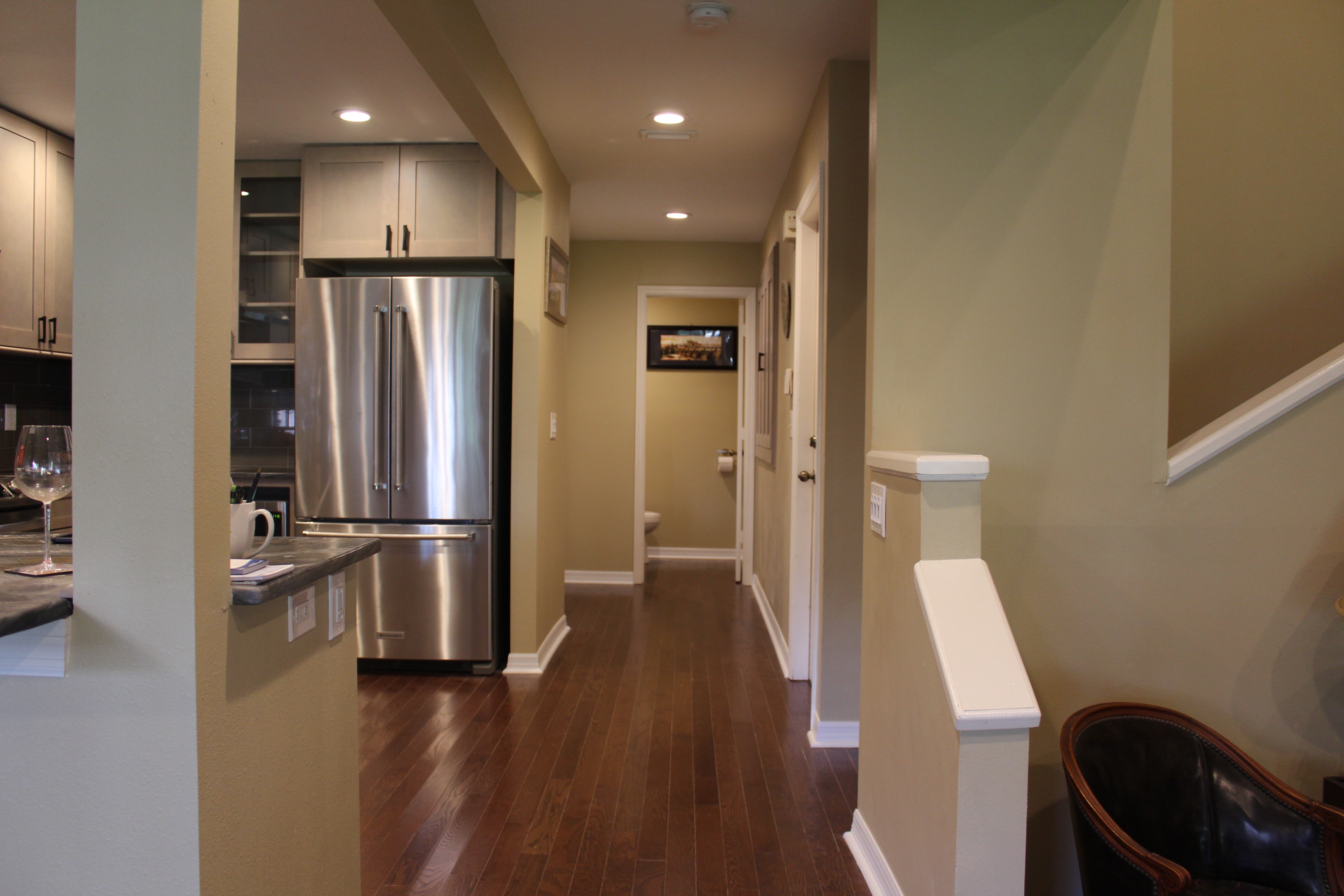 Hallway after