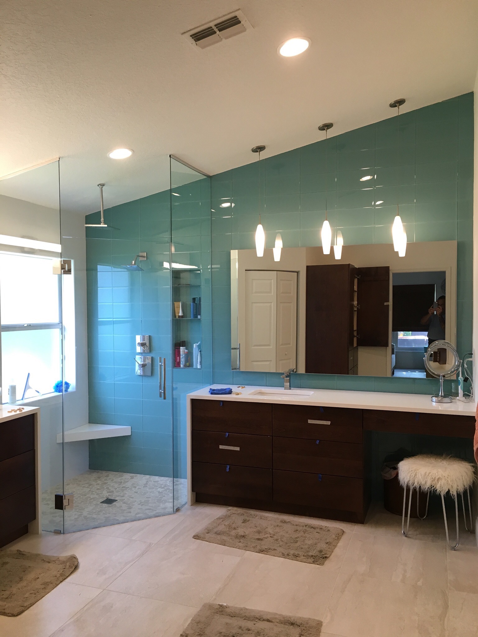 master shower after