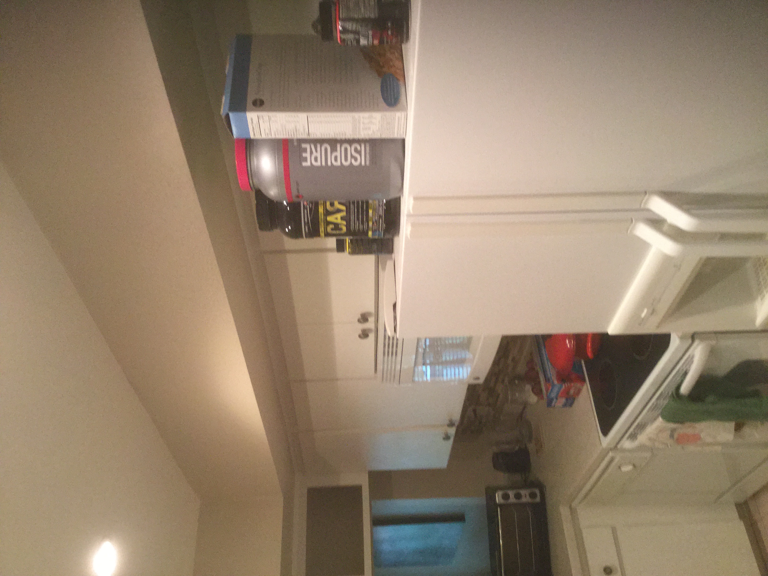 Stove/cabinets before