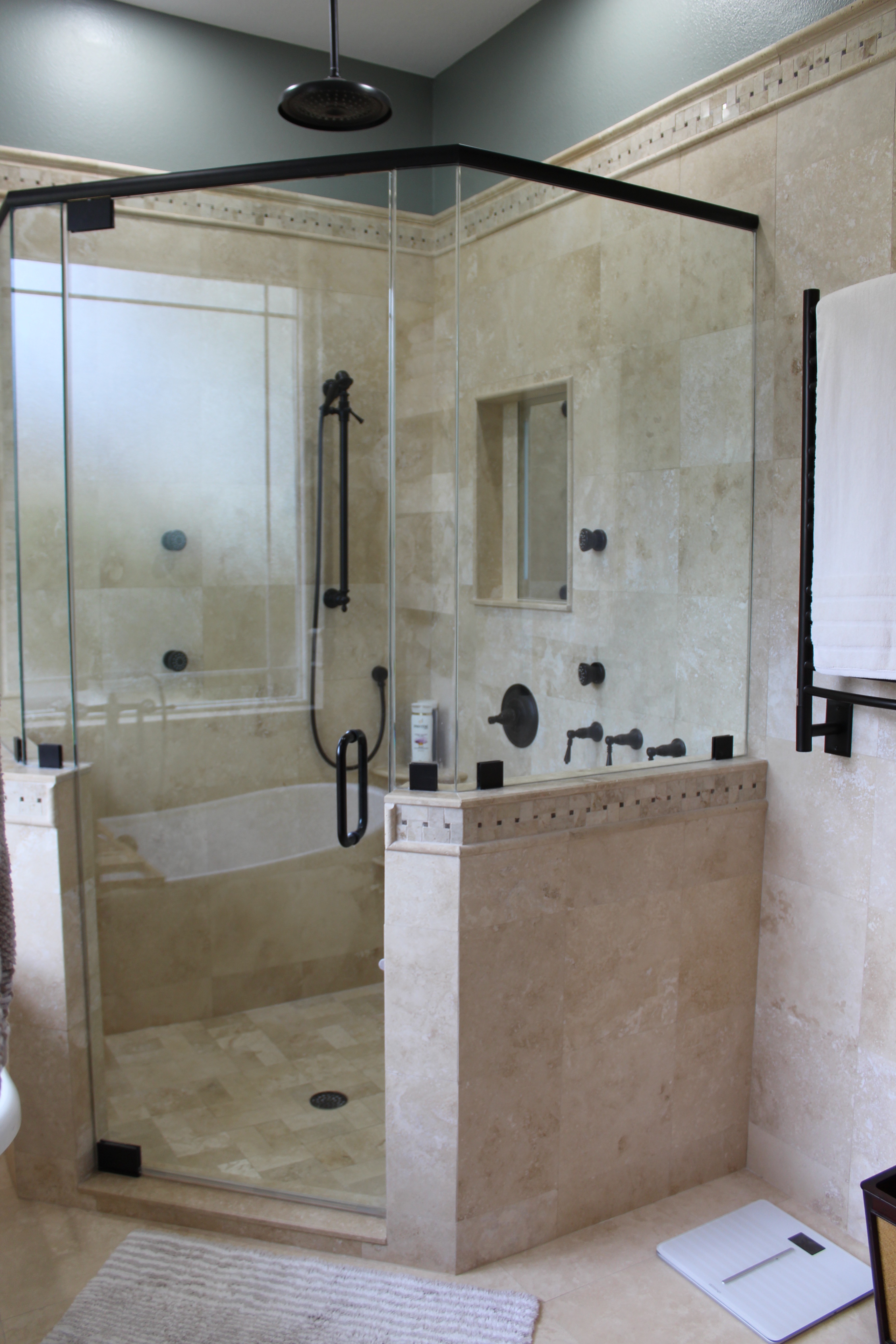 New shower