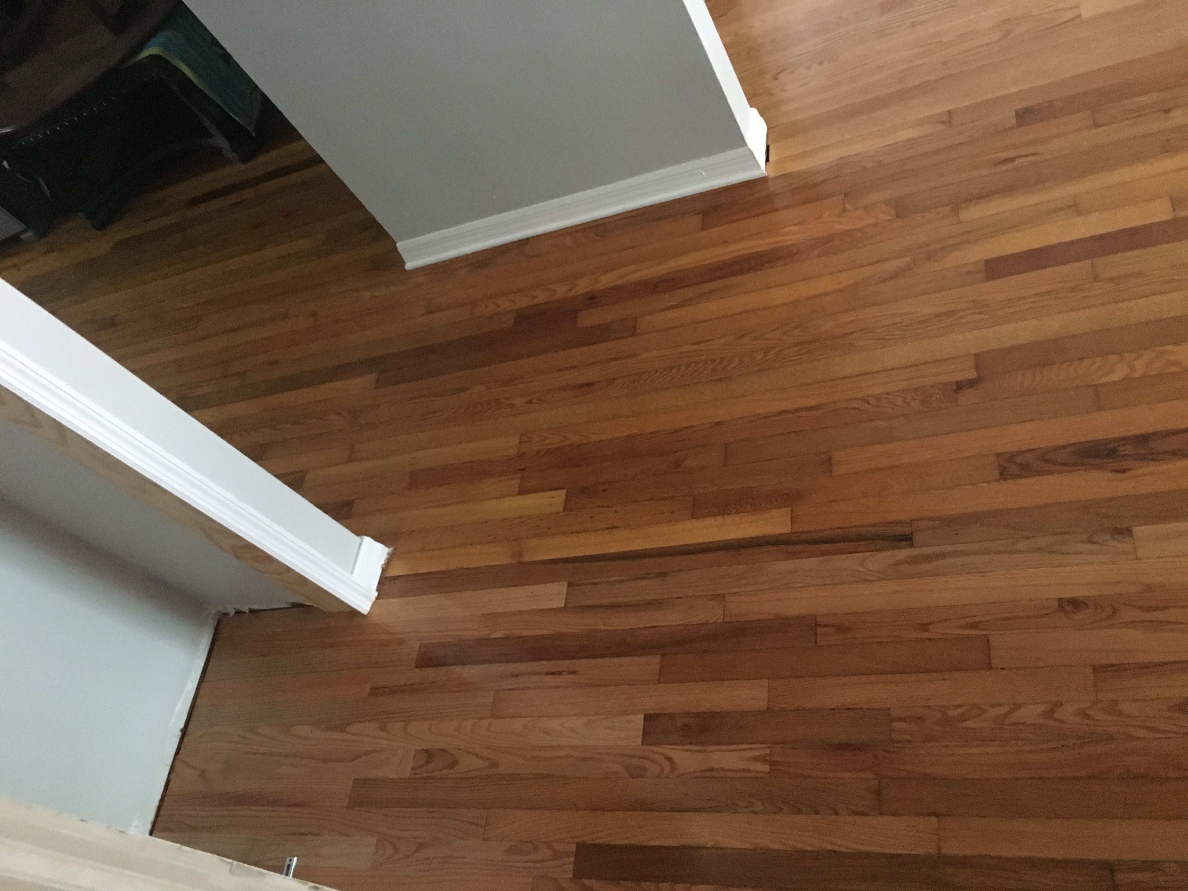 Floor will gradually match existing