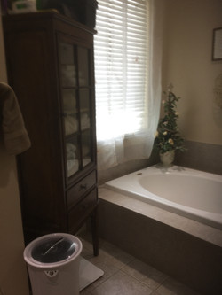 Tub before w/ cabinet