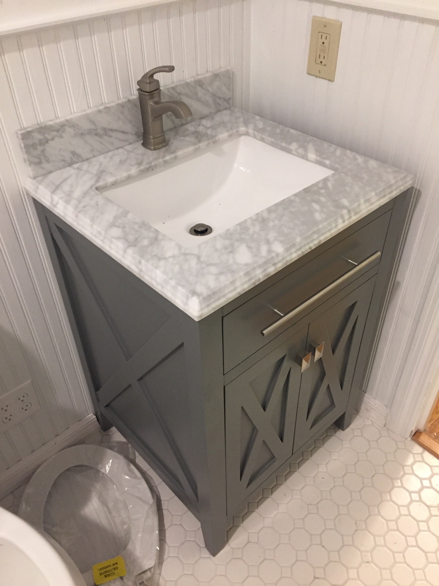 New vanity installed