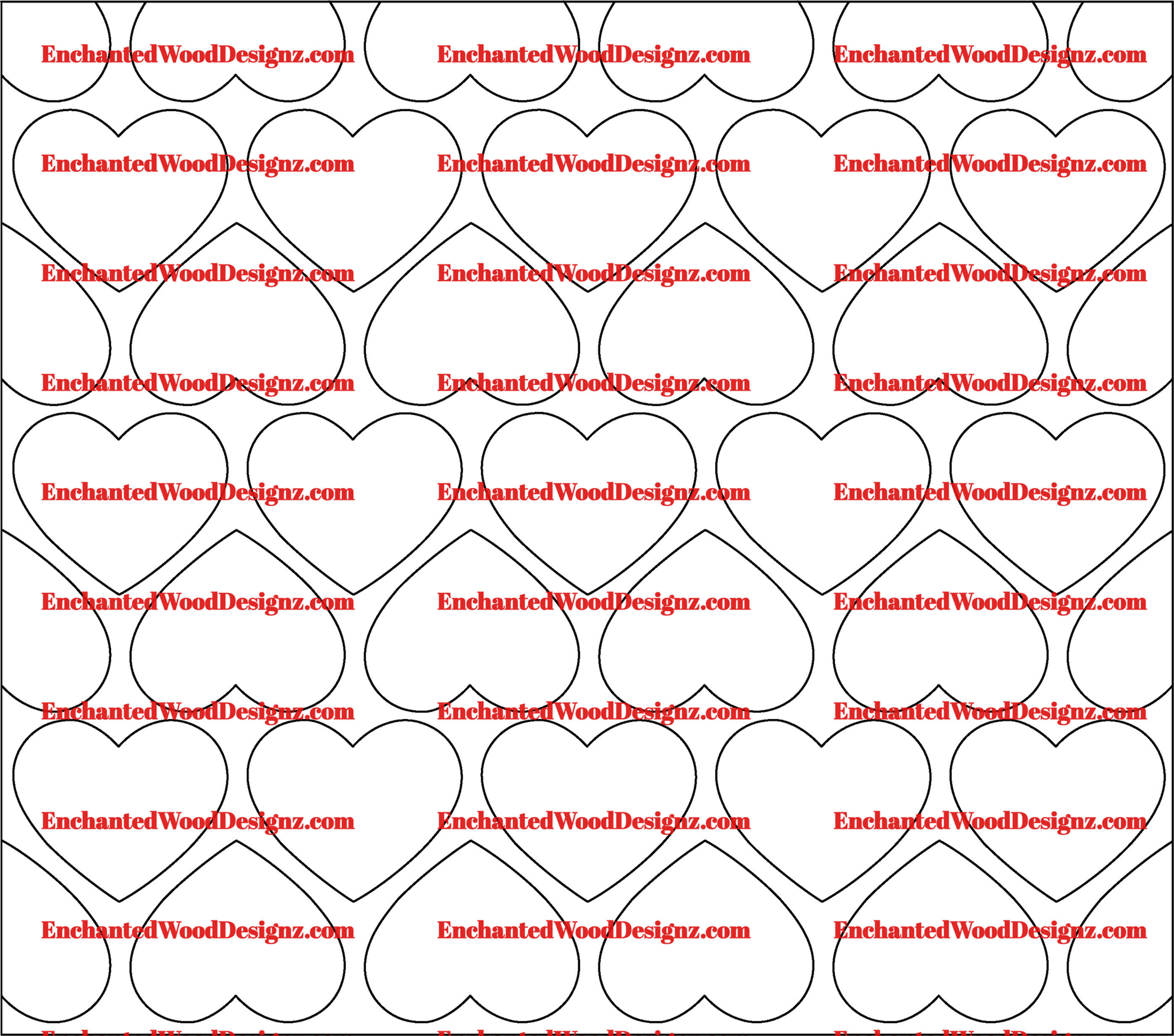 Hearts 3 Glitter Burst