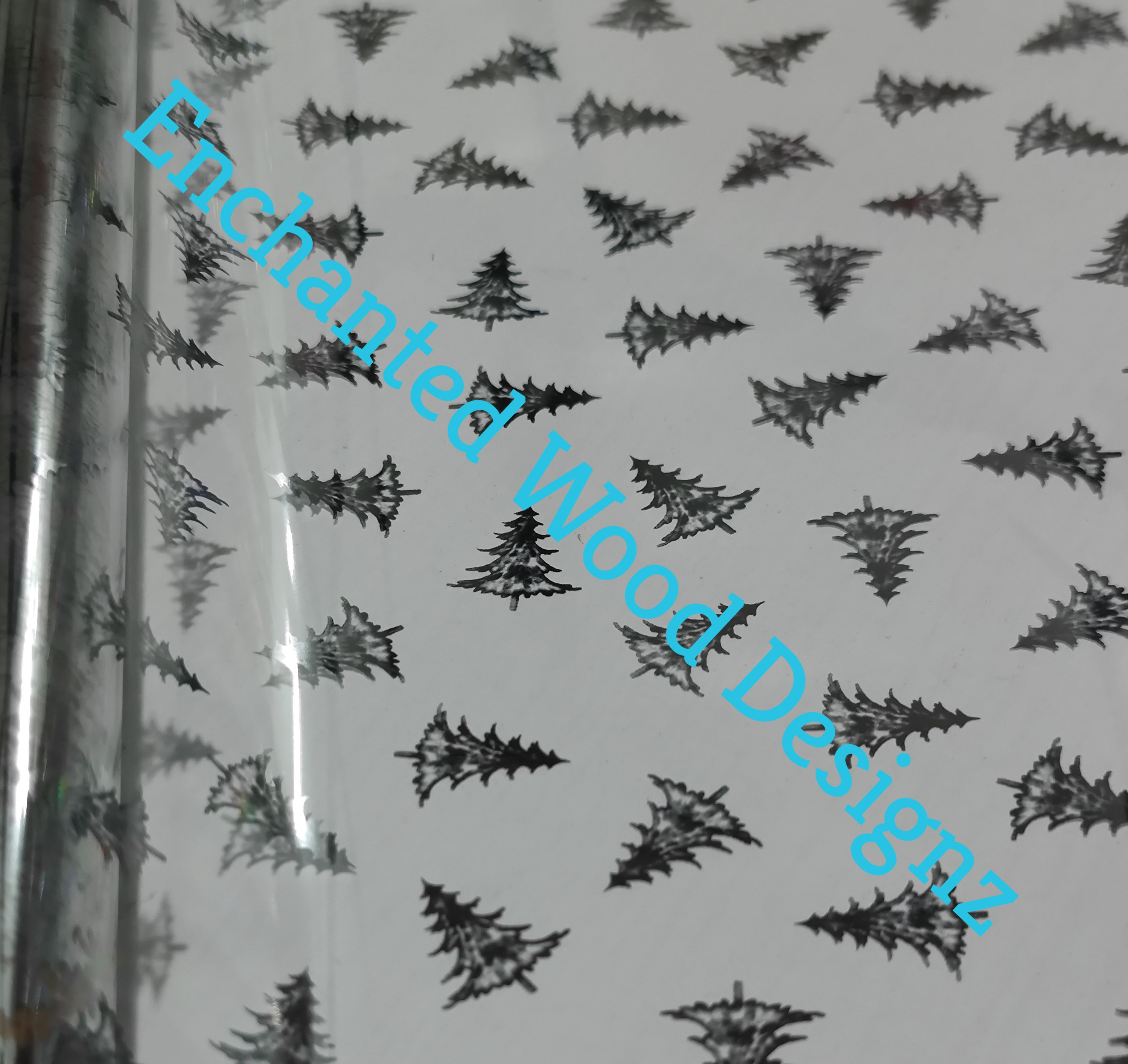 Christmas Trees Silver