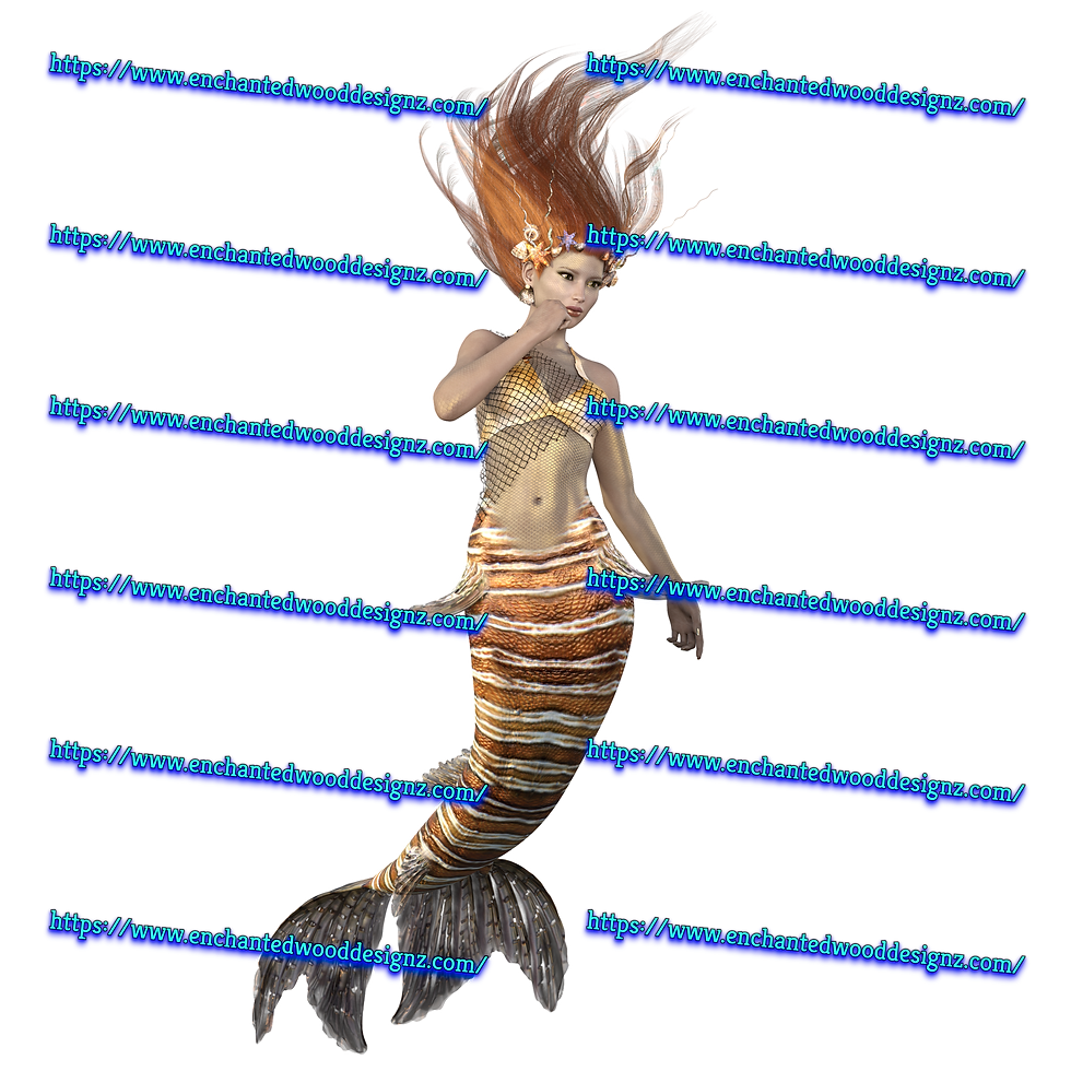 Thumbnail: Mermaid Exotic - 5 choices-Printed on Clear