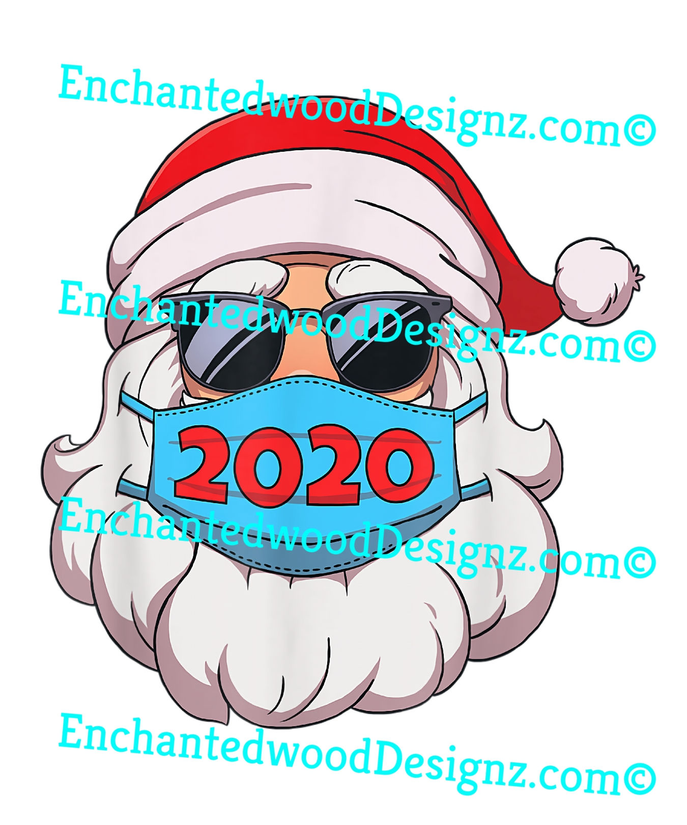 Santa 2020 Mask Christmas