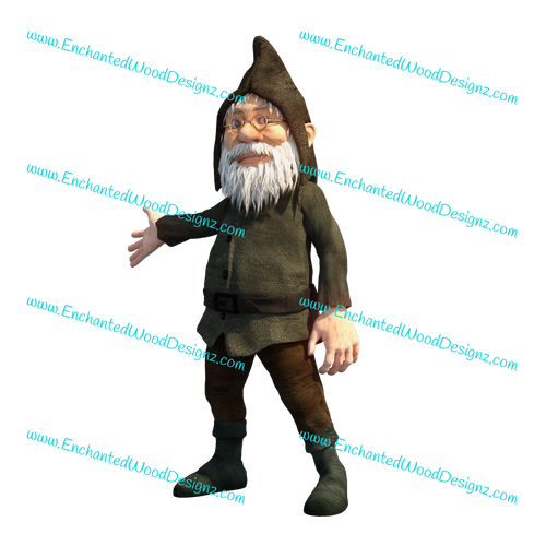 Realistic Gnome 1 EnchantedWoodDesignz