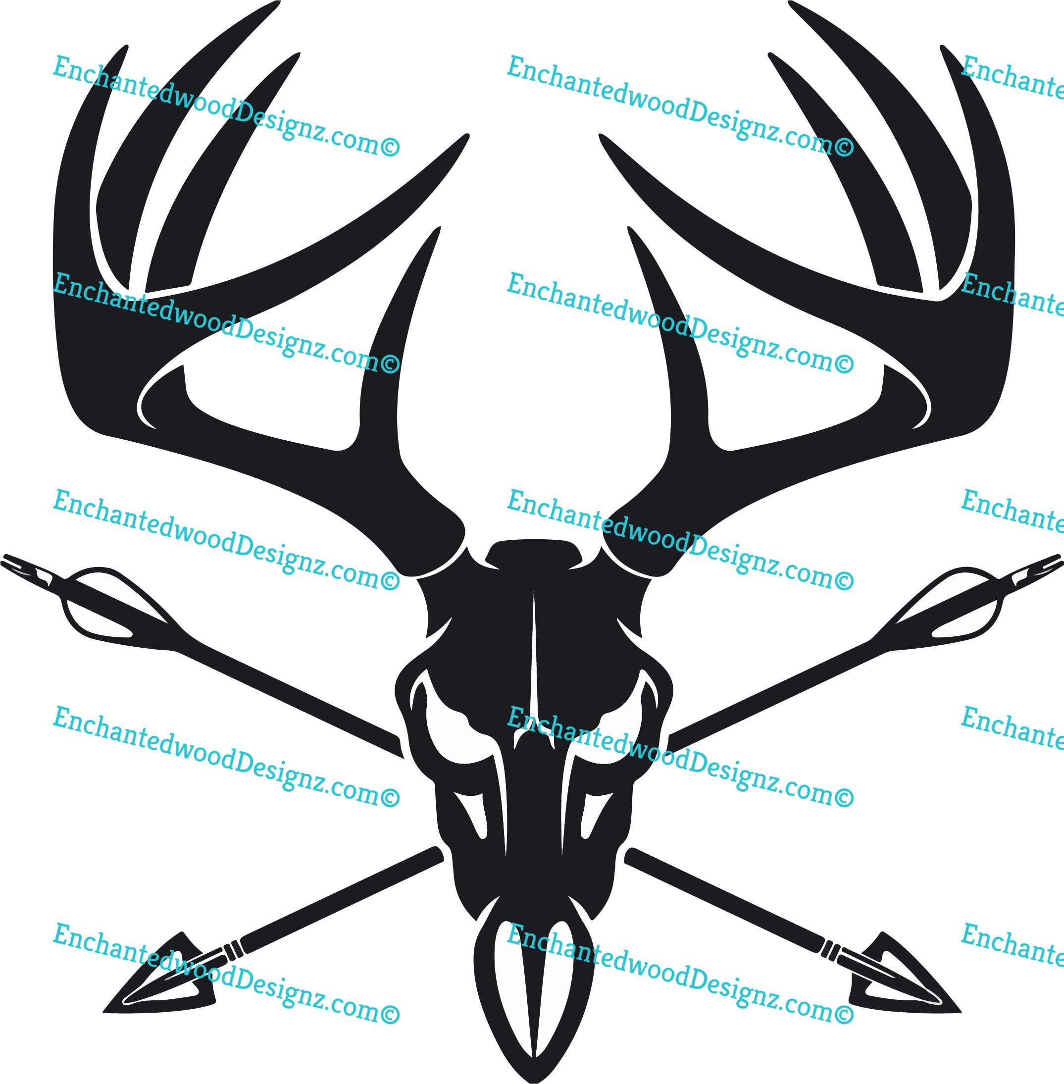Archery Bull Skull