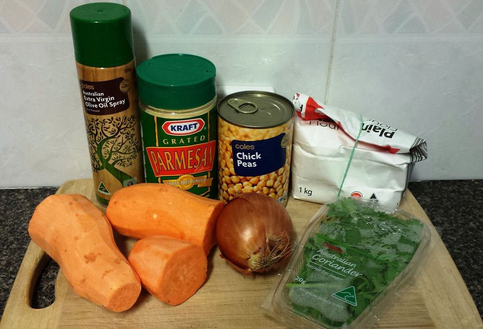 Sweet Potato & Chickpea Patties