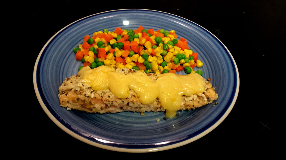 Herb Crusted Salmon Steaks