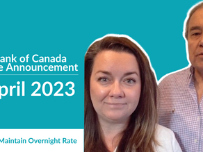 April 2023 | Bank of Canada Rate Announcement
