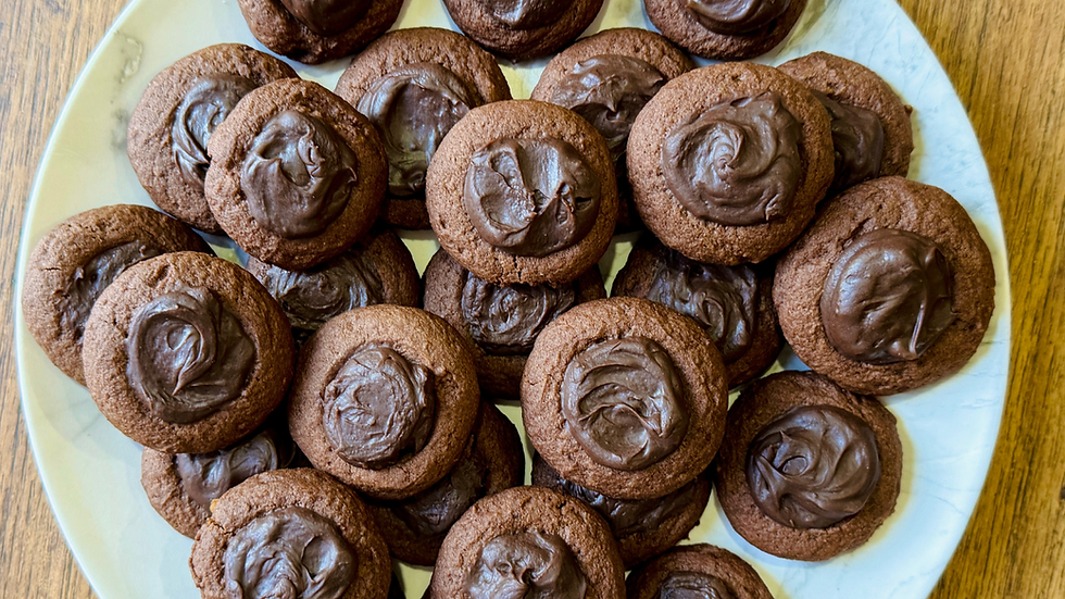 Chocolate Thumbprint Cookies