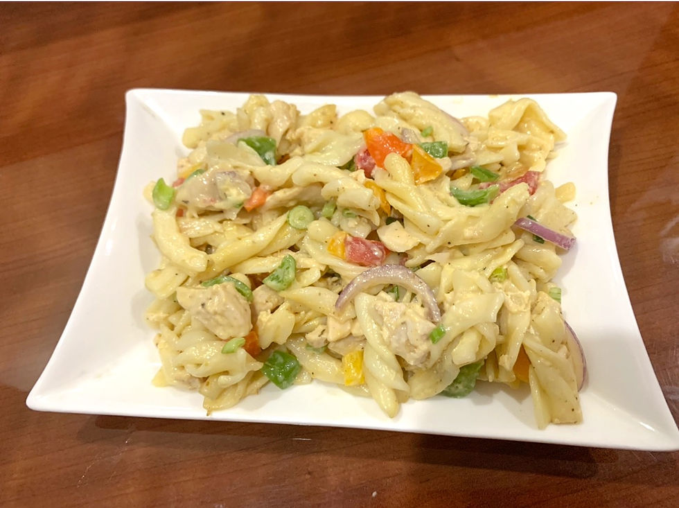Honey Mustard Chicken Pasta Salad