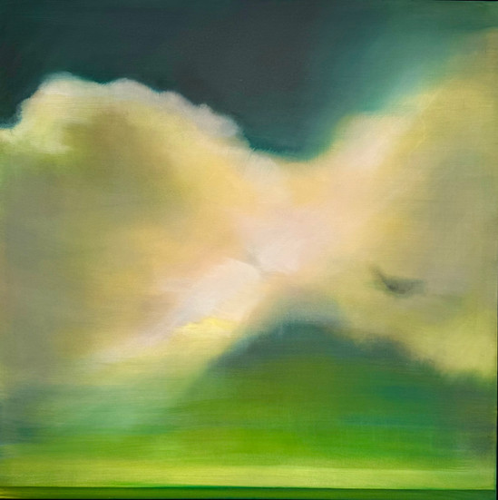 'Spring Cloud', Oil on Canvas, 36" x 36"