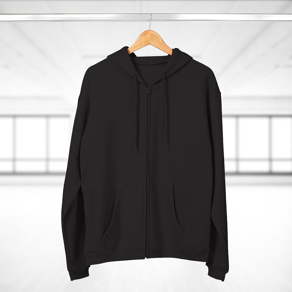 Thumbnail: Unisex Hooded Zip Sweatshirt