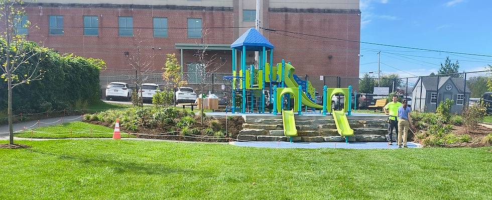 Engineers creating final punch list for Whittier Elementary Community Schoolyard, September 2026