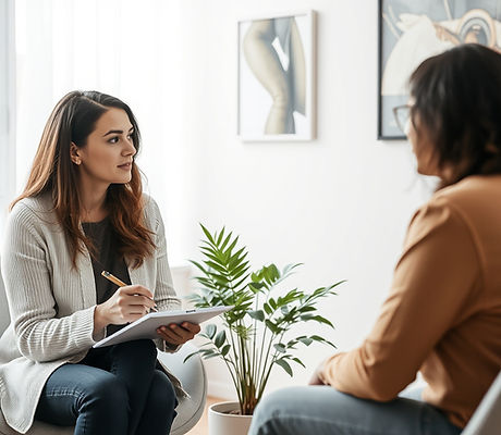 Image Counsellor & Patient face to face
