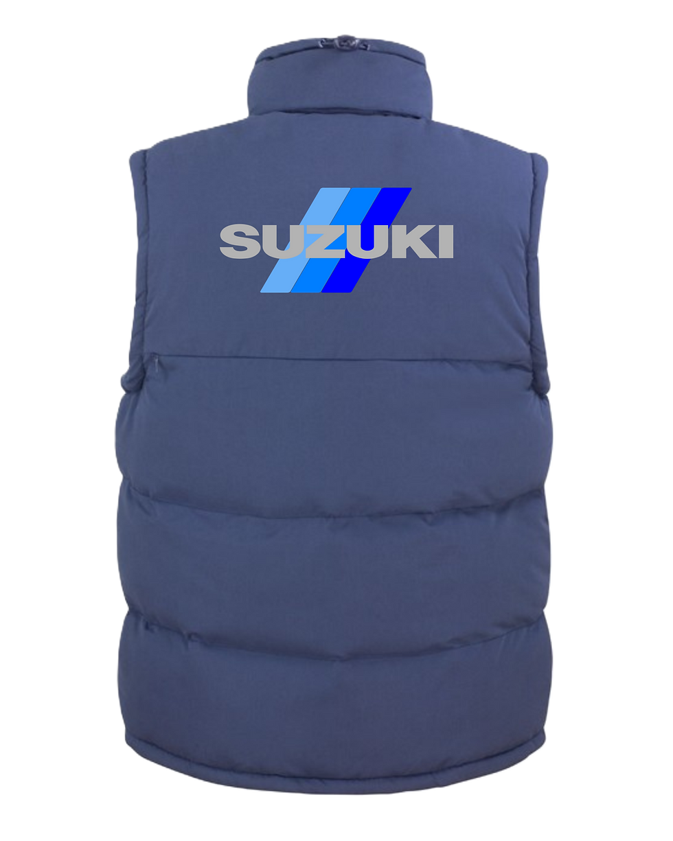 Suzuki Stripes Bodywarmer navy back