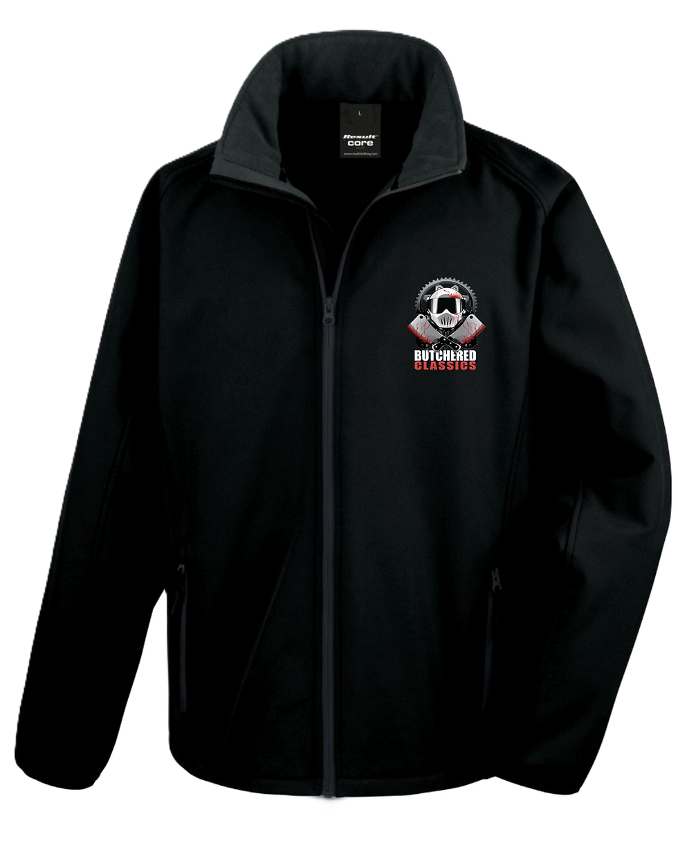 Butchered Classics Softshell Jacket black