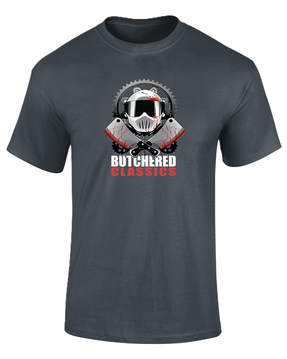 Thumbnail: Butchered Classics T-shirt charcoal