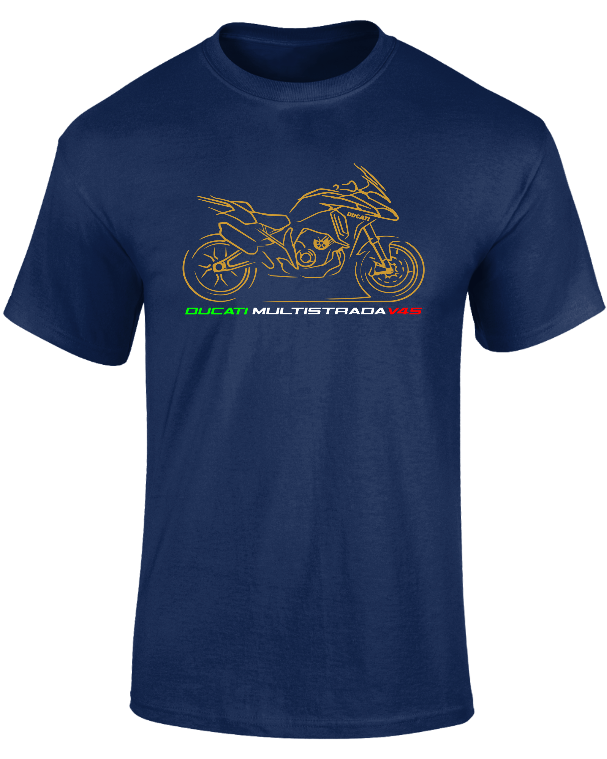 Ducati Multistrada V4S Tricolore T-shirt NAVY