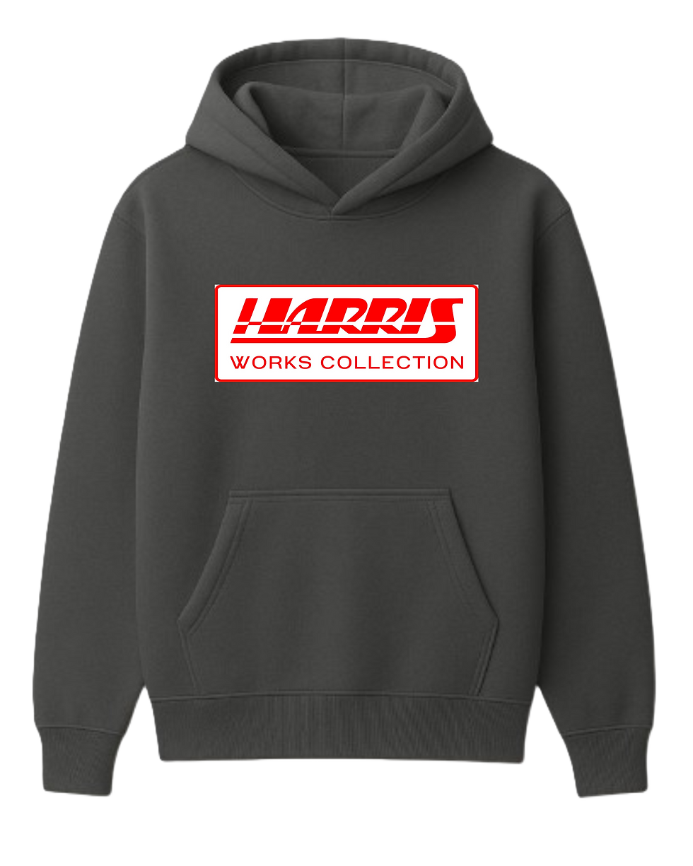 Thumbnail: Harris Works Collection Hoodie charcoal