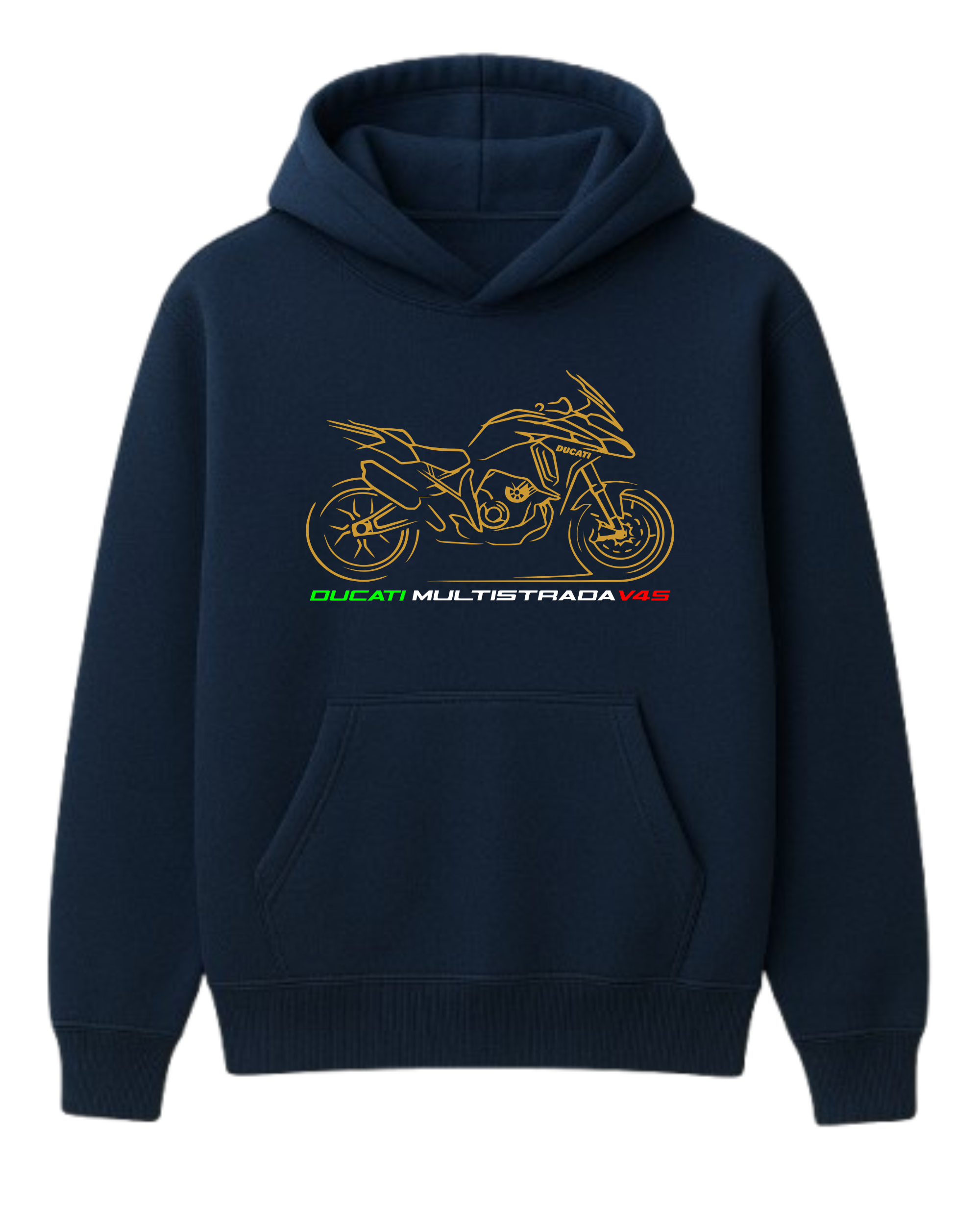 Ducati Multistrada V4S Tricolore Hoodie navy