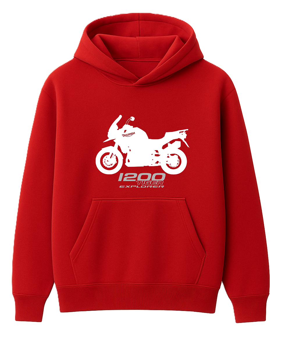 Thumbnail: Triumph Tiger Explorer 1200 Hoodie red