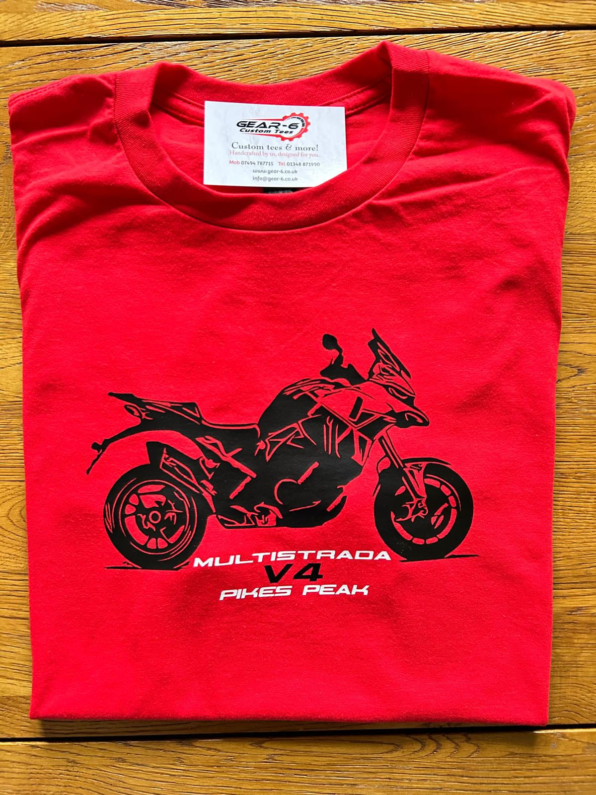 Ducati Multistrada V4 Pikes Peak Outline