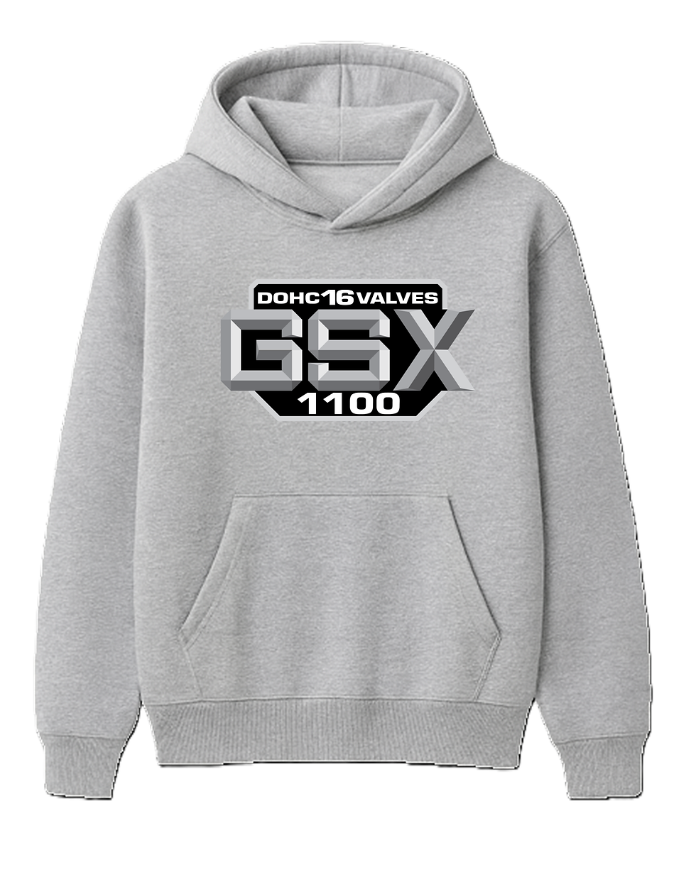 Thumbnail: Suzuki GSX1100 Side Panel Hoodie sport grey