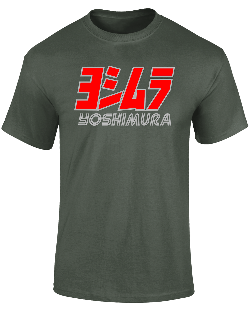 Thumbnail: Vintage Yoshimura T-shirt military green