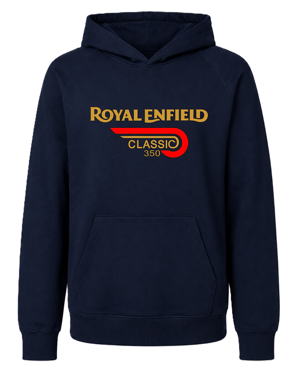 Thumbnail: Royal Enfield 350 Classic Hoodie navy