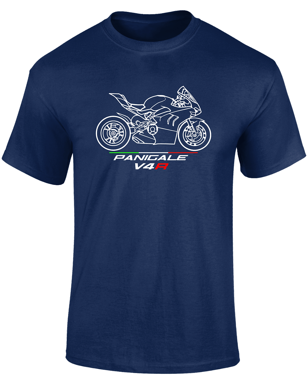 Ducati Panigale V4R Silhouette T-shirt navy