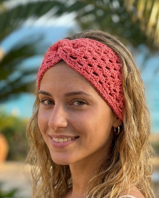 Schema Uncinetto Fascia Turbante Capelli Su Misura - PDF Facile Principianti