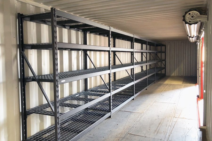 HEAVY DUTY SHELF — Accessories available from Container Distribution