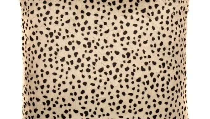 Appaloosa Pattern Faux Fur Cushion