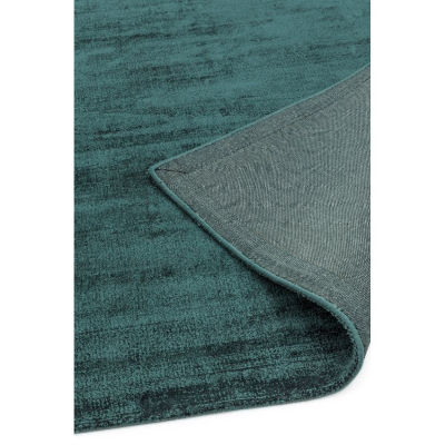 Thumbnail: Blade Rug In Plain Teal Backing View