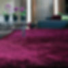 Whisper Shaggy Plain Shimmer Rug Plum Room View