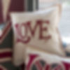 Love Cushion Cream In A Pile